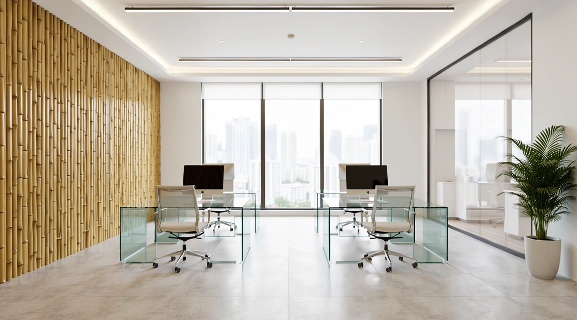 Bamboo Research Unit interior